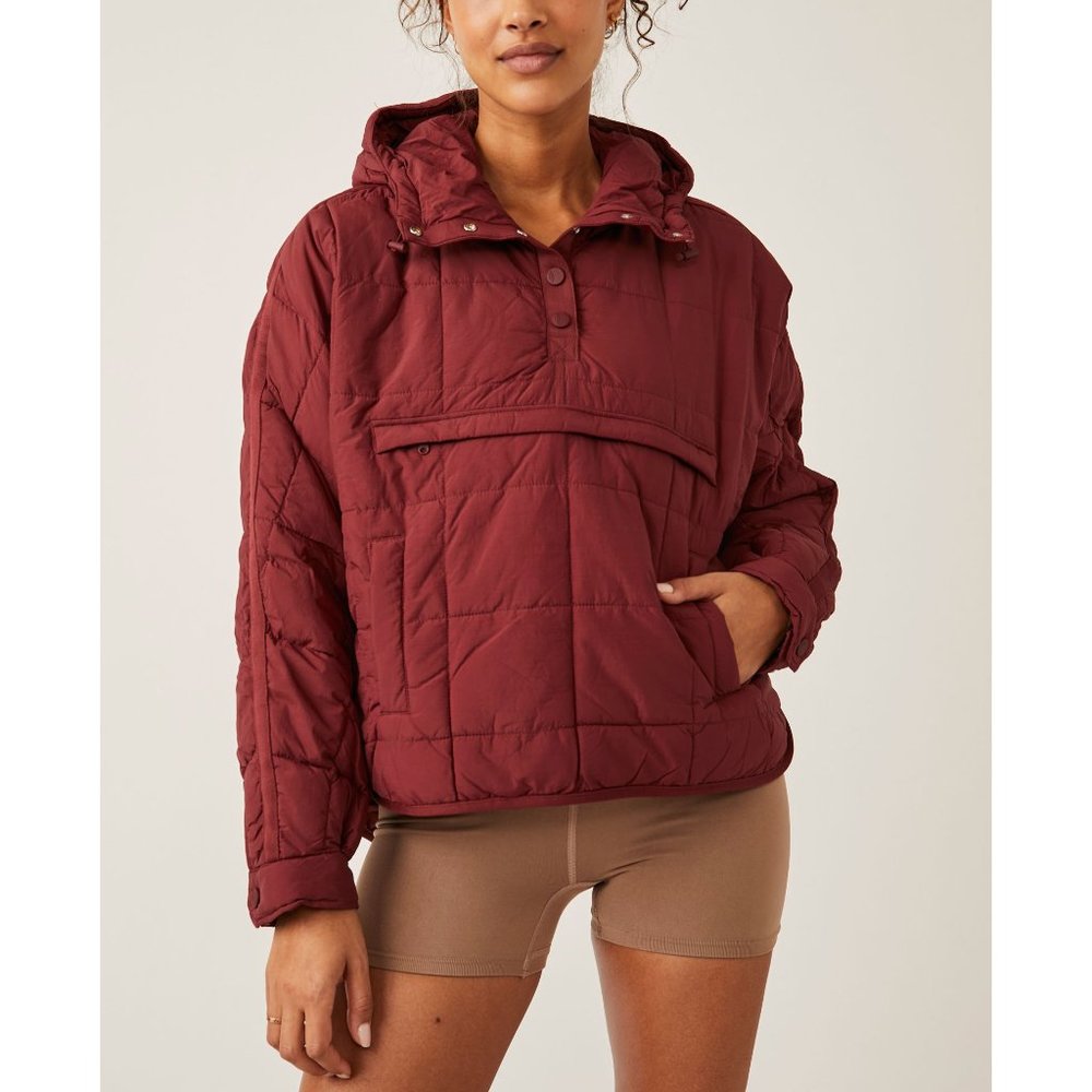 🆕 NWT Free People Movement Pippa Packable Pullover Puffer Jacket Jasper XL